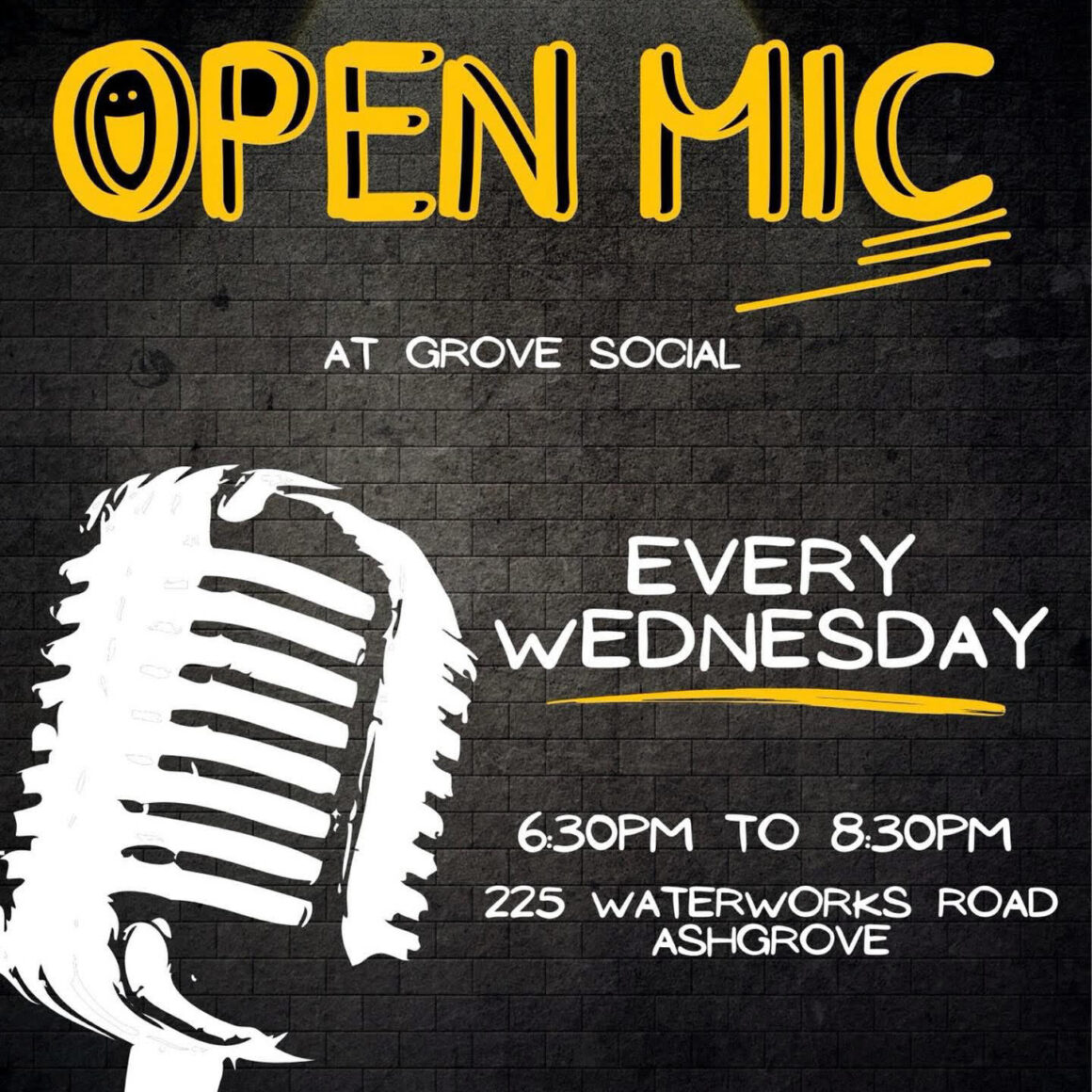 Every Wednesday, Open Mic & Chicken Schnitty